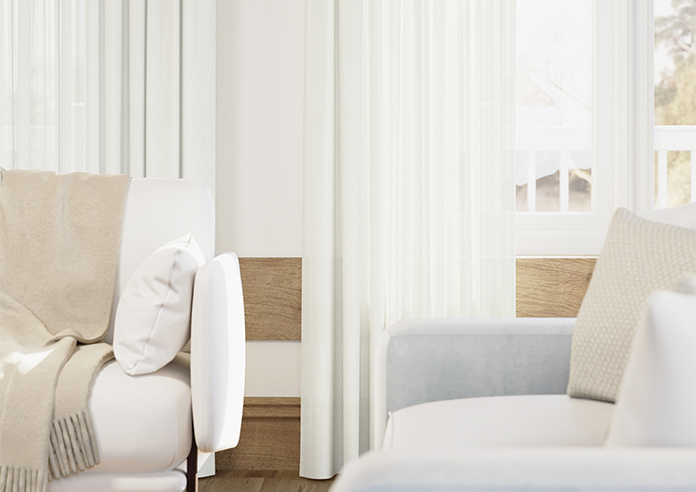 Teramo Voile, Balmy White - Made to Measure Curtains - Image 5